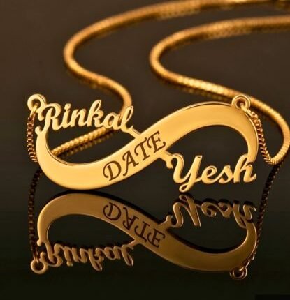 Infinity Eternal Shine Name Pendant