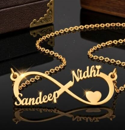 Infinity Glow Name Pendant