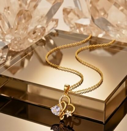 Eternal Swan Heart Crystal Necklace| Anti-Tarnish | Durable |Trendy