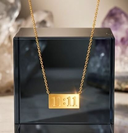 Golden Angel Number Necklace | Anti-Tarnish | Durable